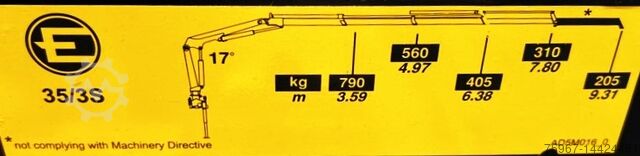 Open platform with crane Iveco Daily 35c11