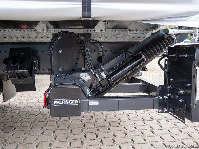 Flatbed truck with tarp Mercedes-Benz Atego 1224 L Curtains LBW, AHK, LED Standh.