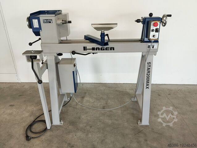 Drechselbank / Drehmaschine HAGER STAR 200 MAX SET