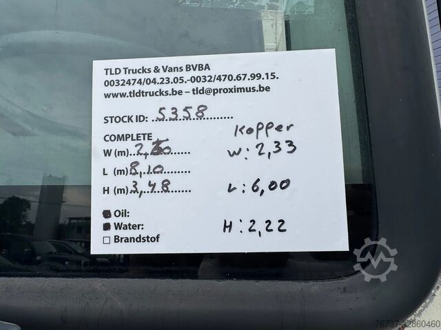 Suitcase MAN 8.163 **BELGIAN TRUCK-156000KM ONLY**