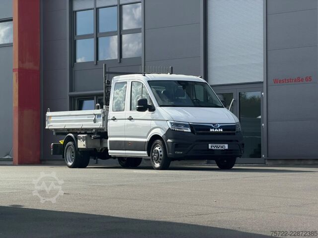3-sided tipper MAN TGE 6.160 4x2 SB DOKA Meiller Trigenius Kipper