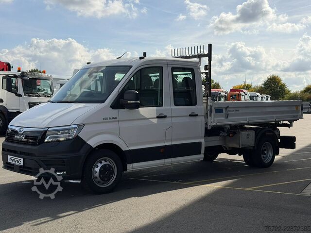 3-sided tipper MAN TGE 6.160 4x2 SB DOKA Meiller Trigenius Kipper