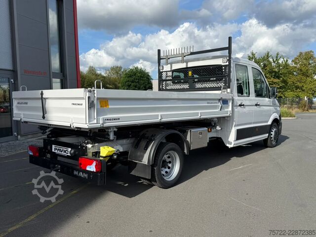 3-sided tipper MAN TGE 6.160 4x2 SB DOKA Meiller Trigenius Kipper