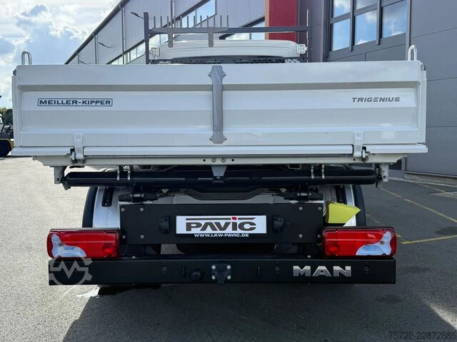 3-sided tipper MAN TGE 6.160 4x2 SB DOKA Meiller Trigenius Kipper