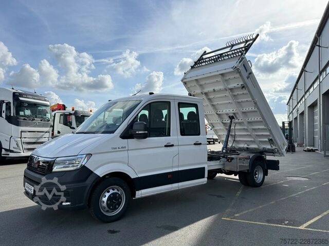 3-sided tipper MAN TGE 6.160 4x2 SB DOKA Meiller Trigenius Kipper
