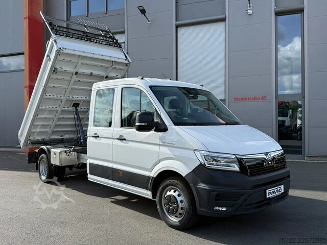 3-sided tipper MAN TGE 6.160 4x2 SB DOKA Meiller Trigenius Kipper
