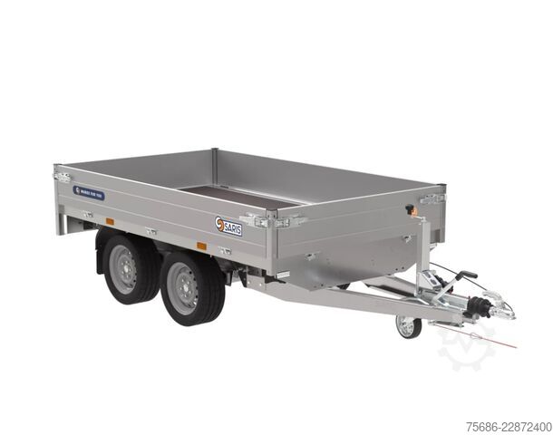 Flatbed open Saris ⭐Hochlader 256x150x30 2000Kg Pritsche⭐