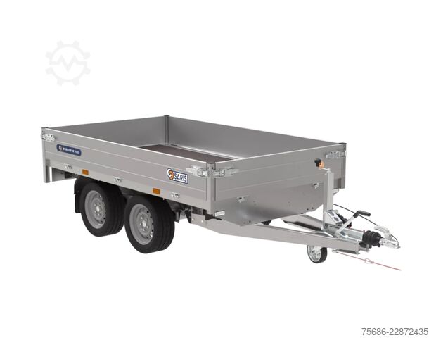 Flatbed open Saris ⭐Hochlader 256x150x30 2000Kg Pritsche⭐