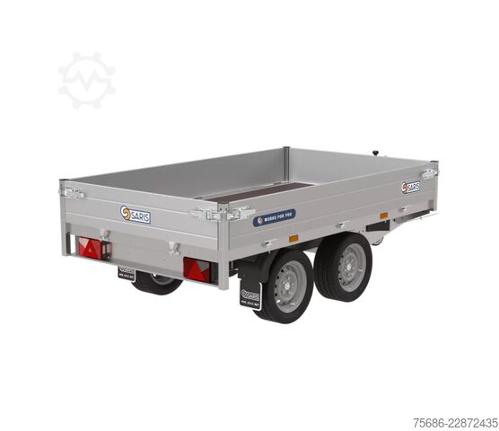 Flatbed open Saris ⭐Hochlader 256x150x30 2000Kg Pritsche⭐