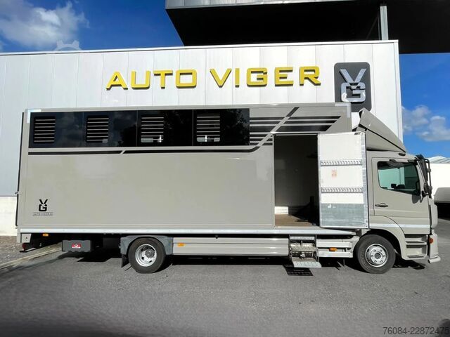 Horse transportation Mercedes-Benz Atego 1018 *5paarden*Airco*Luchtvering A verste...