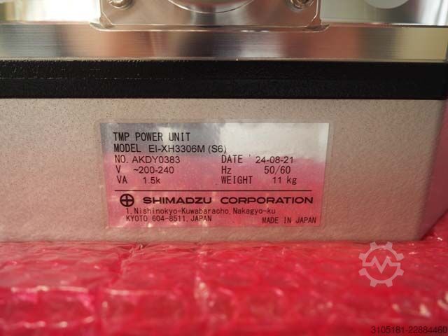 Turbo Molecular Vacuum Pump Shimadzu TMP-XH3306LMC