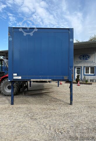 Wechselpritsche offen Krone BDF Baustoffbrücke 7,45 Rahmen 150mm