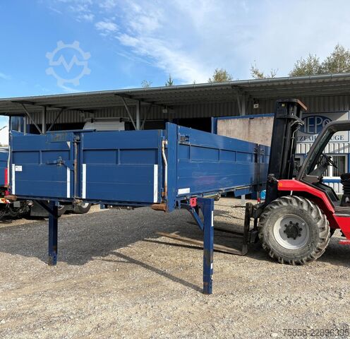 Wechselpritsche offen Krone BDF Baustoffbrücke 7,45 Rahmen 150mm