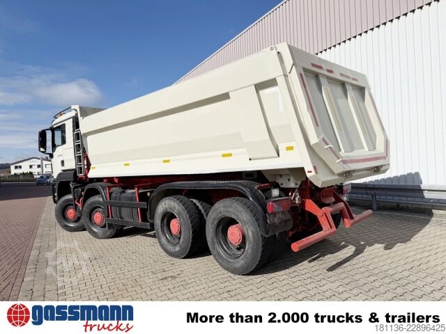 Spezial-LKW MAN TGS 35.500 8X6 BB, Stahlmulde ca. 18m³