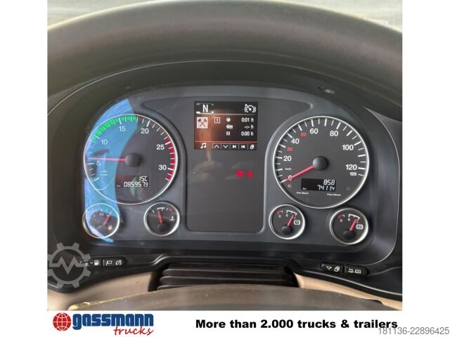 Spezial-LKW MAN TGS 35.500 8X6 BB, Stahlmulde ca. 18m³