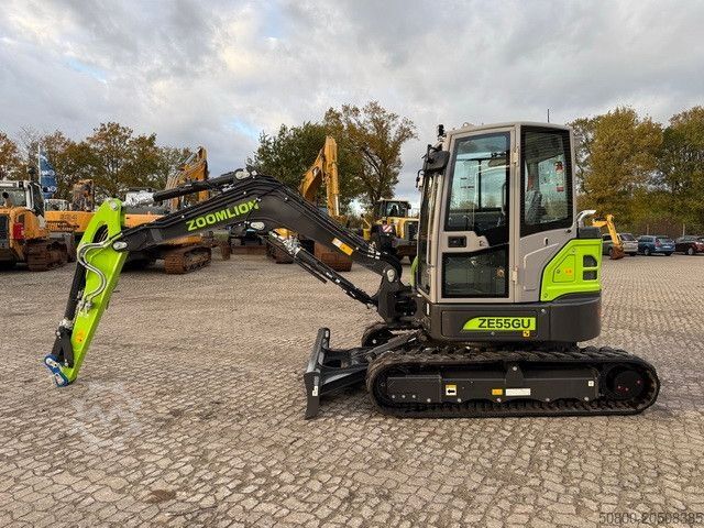 Chain excavator  Zoomlion ZE55GU, Greifer-u. Hammerhydr.,Klima,CE