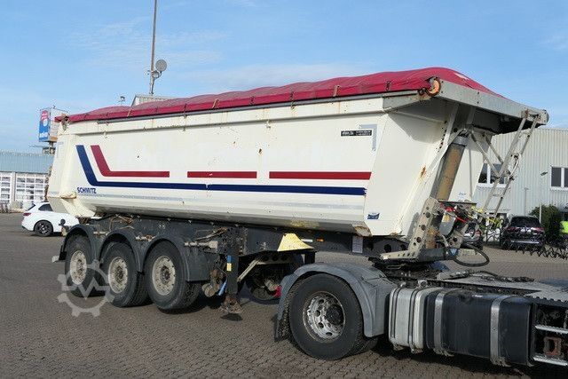 Tipper semitrailer SCHMITZ CARGOBULL SKI 24 SL 7.2, Stahl, 26m³, Cramaro, Alu-Felgen