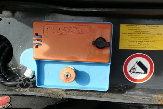 Tipper semitrailer SCHMITZ CARGOBULL SKI 24 SL 7.2, Stahl, 26m³, Cramaro, Alu-Felgen