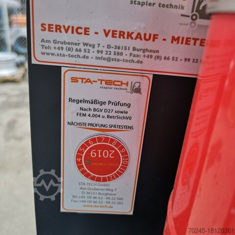 Reach truck JUNGHEINRICH ETV ETV- 214 -2014