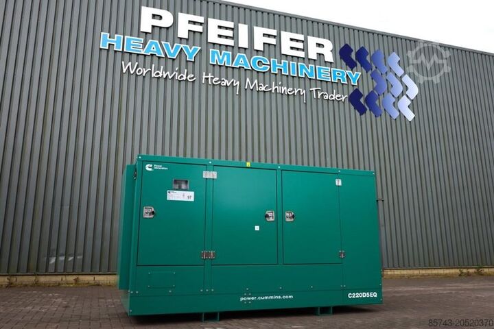 Aggregat Cummins C220D5EQ Declaration of Conformity, Diesel, 220kVA