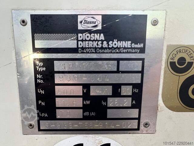 Spiral mixer Diosna SP 120 E