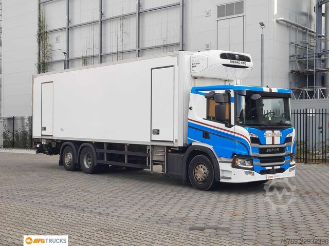 Kühlkoffer-LKW SCANIA P 360 6X2*4 TK-Koffer 9,10 m LBW 2t Lenkachse