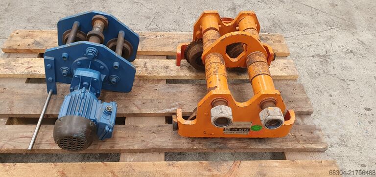 Trolleys / Travel carriages - 24 pieces DEMAG / ABUS / STAHL / LIFTKET Laufkatzen / Rollfarhwerk - 24 Stück