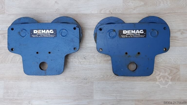 Trolleys / Travel carriages - 24 pieces DEMAG / ABUS / STAHL / LIFTKET Laufkatzen / Rollfarhwerk - 24 Stück