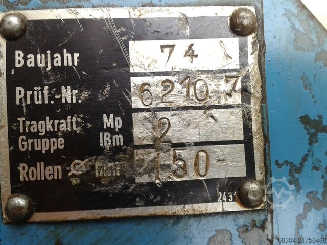 Trolleys / Travel carriages - 24 pieces DEMAG / ABUS / STAHL / LIFTKET Laufkatzen / Rollfarhwerk - 24 Stück