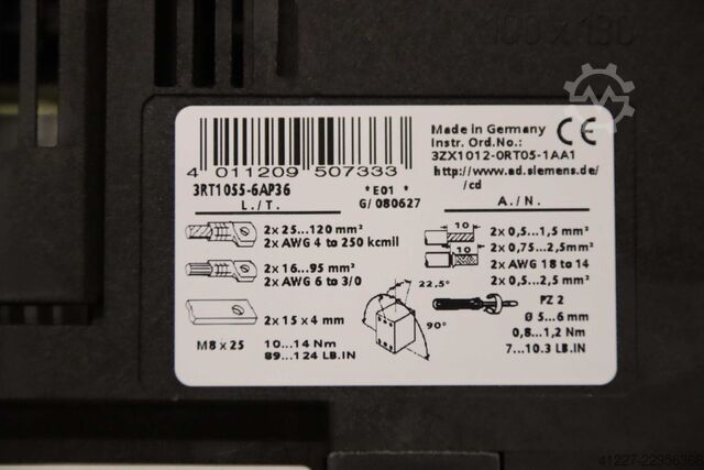 Schütz Siemens 3RT1055-6AP36