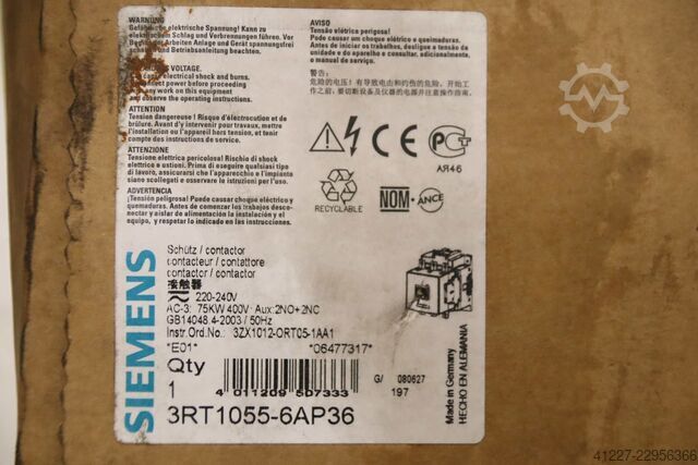 Schütz Siemens 3RT1055-6AP36