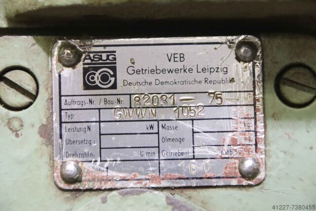 Gear motor 0.12 kW ASUG VEM GWWN 1052 KMR 56 K 4