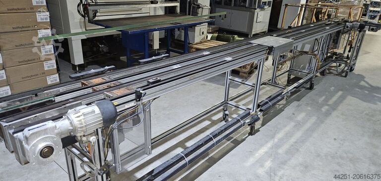 Conveyor length 6600 mm belt length Bosch Rexroth Förderstrecke