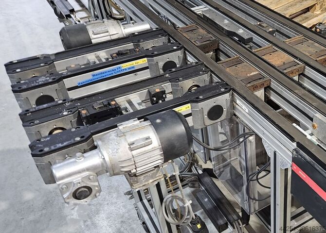 Conveyor length 6600 mm belt length Bosch Rexroth Förderstrecke