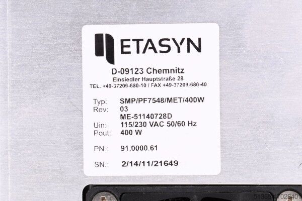 Power supply Etasyn 91.0000.61