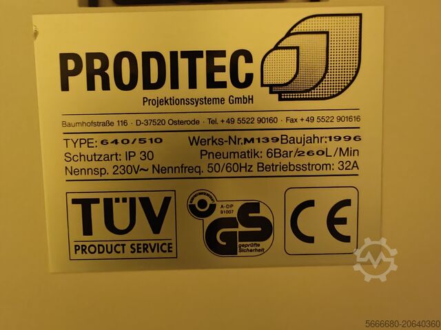 Projektionsbelichter für Siebdruck Proditec 640/510