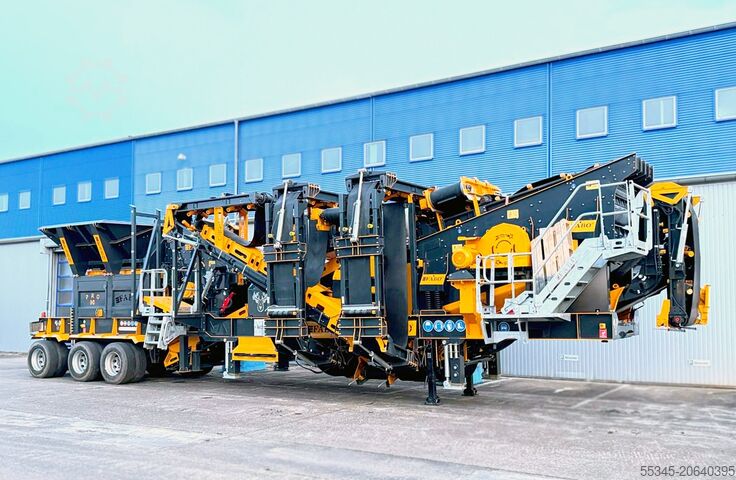 Prallbrecher / Steinbrecher 90-130 TPH semi-mobile stone crushers 90-130 TPH impact crusher stone crushers