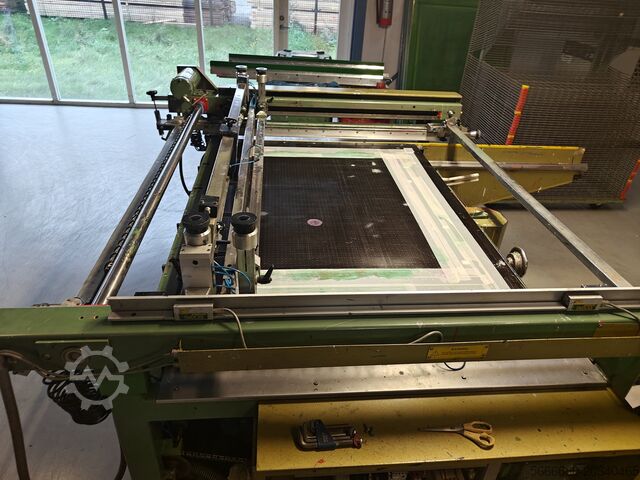 1-color screen printing machine 880mm x 1220mm SVECIA SM