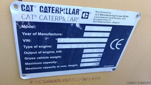 Telehandler - 5t CATERPILLAR TH514