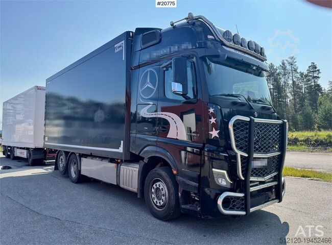 Box body Mercedes-Benz Actros 2563 6x2 Box Truck