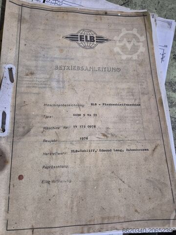 Flachschleifmaschine ELB-Schliff