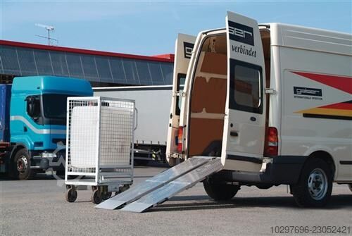 Drive-on ramp, aluminum, length 2500 mm x width 400 mm – 1 piece  