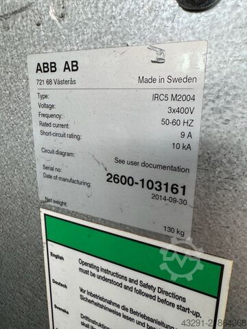 Industrial robot ABB Robotics IRB 2600 20/1.65 IRC5 M2004 Multimove