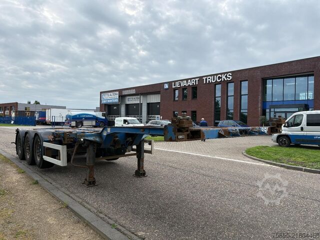 Container transport Renders EURO 800 Multichassis / Mercees Axles / Liftaxl...