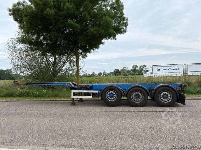 Container transport Renders EURO 800 Multichassis / Mercees Axles / Liftaxl...