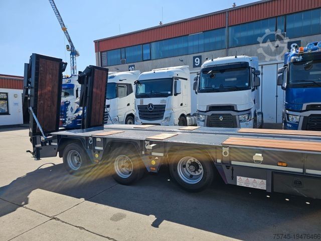 Low loader semitrailer  GVN 3GVN*O4*ÜBERBREITE TAFEL*KOC*LIFT*PE