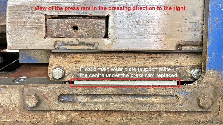 Baler 80 t with pecial press ram for pressing ‘difficult’ materials Avermann Maschinenfabrik GmbH & Co. KG AVOS 1410-45/80