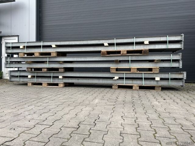 Hochregallager Palettenregalanlage Regal Lücht & Palm MB / feuerverzinkt / St.: 4.000 x 900 mm / Tr. 5.015 mm