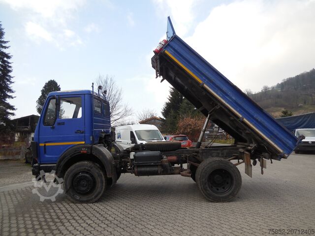 Kipper LKW Mercedes-Benz 1217 AK Allrad Dreiseitenkipper