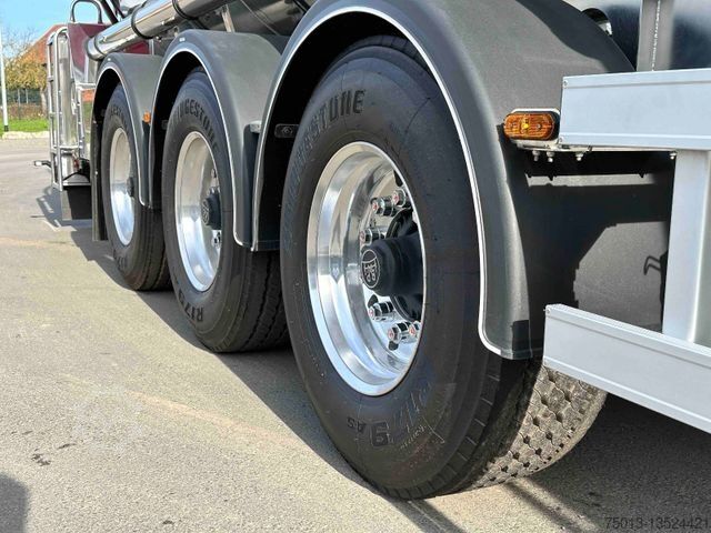 Tanker semitrailer KÄSSBOHRER 3-Kammer 32 cbm, Drucktank, UNIBLOCK, Heizung